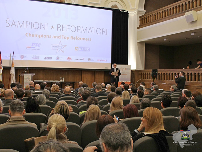 Opštini Stara Pazova priznanje RTS-a i NALED-a za Promociju investicija i lokalni razvoj